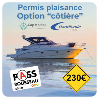 En association avec @handivoilebrest, l'association ouvre une formation pour
10 candidats au permis plaisance option côtière selon le planning
suivant :
- une séance pratique collective : mardi 23 septembre 2025 de 19h à 21h
- trois séances théoriques :
+ jeudi 25 septembre 2025 de 19h à 21h
+ lundi 6 octobre 2025 de 19h à 21h
+ jeudi 9 octobre 2025 de 19h à 21h
- une séance pratique individuelle de 3h à la barre.
Renseignements et réservations en adressant un message à contact@capkeltiek.bzh